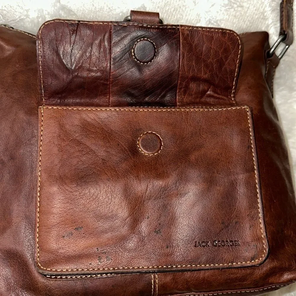 Jack Georges genuine leather